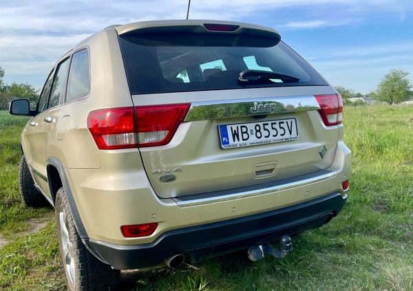 Jeep Grand Cherokee cena 65000 przebieg: 206000, rok produkcji 2011 z Nidzica małe 379